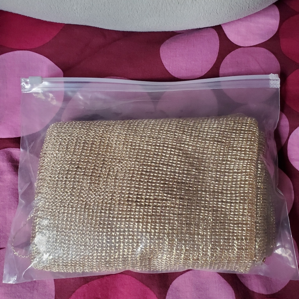 Vijiv Gatsby 1920's Elegant Gold Mesh Wrap - Picture 3 of 3